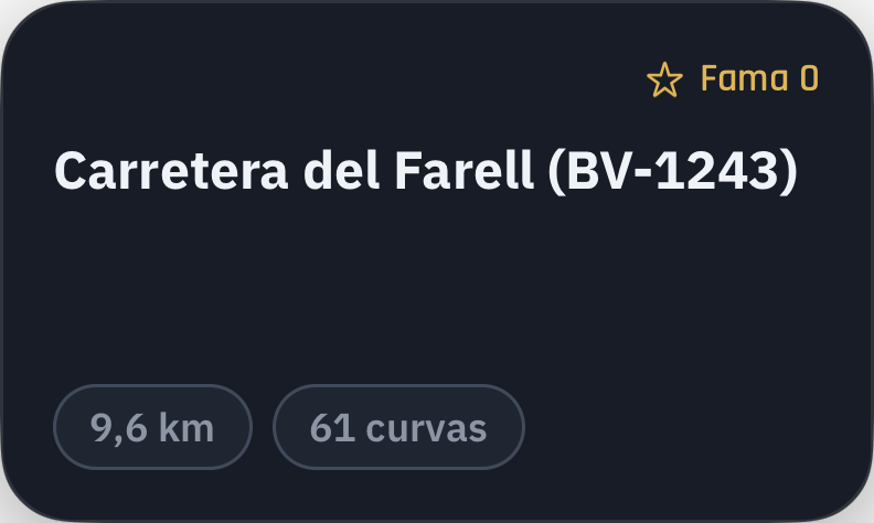 Descubre tramos cerca de ti.