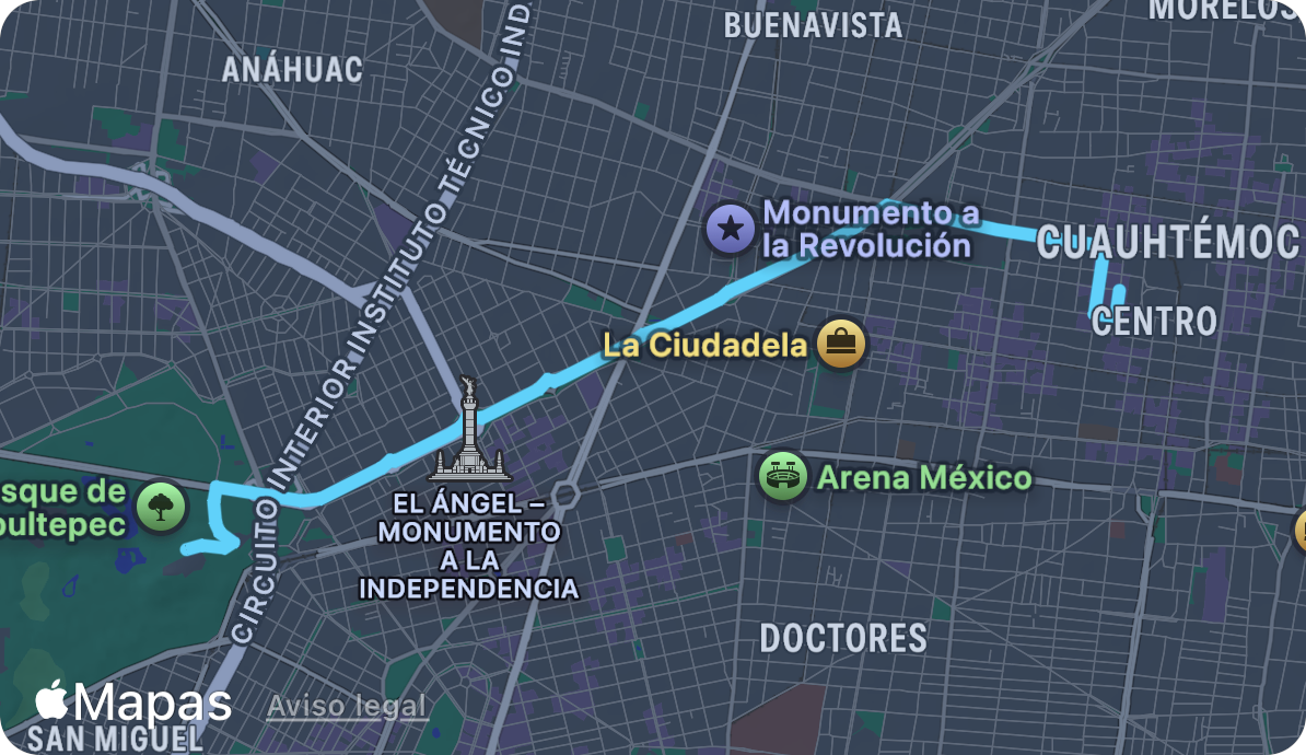 Nuevas rutas.