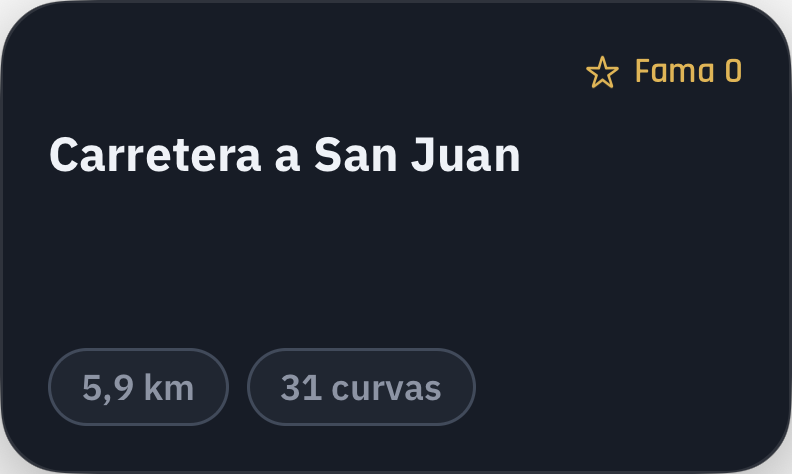 Descubre tramos cerca de ti.