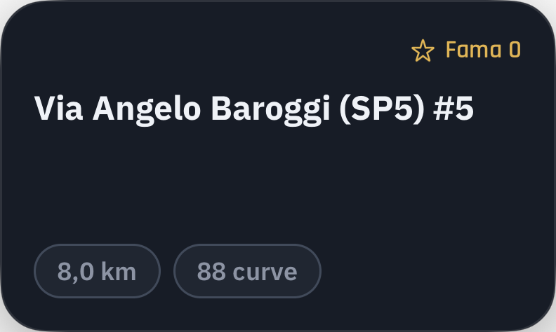 Scopri i tratti vicino a te.