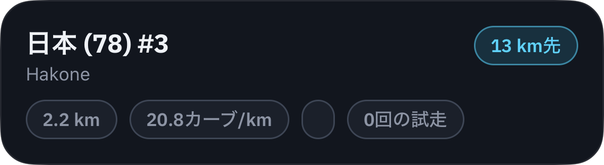次のドライブに、新しいきっかけを。