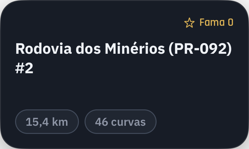 Descubra trechos perto de você.
