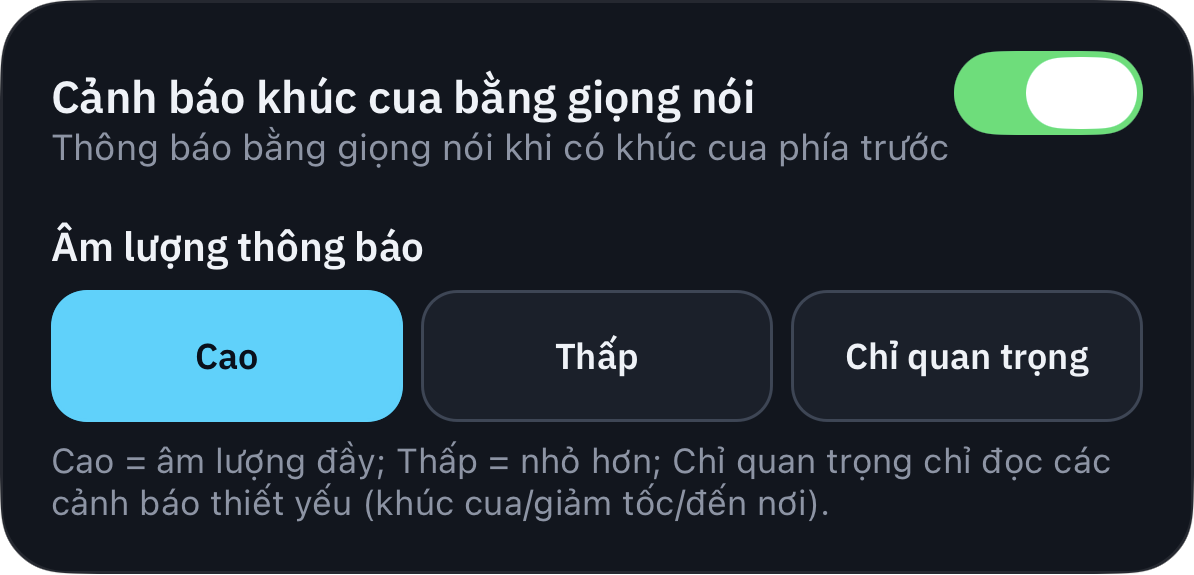 Tùy chỉnh thông báo và âm lượng theo ý bạn.